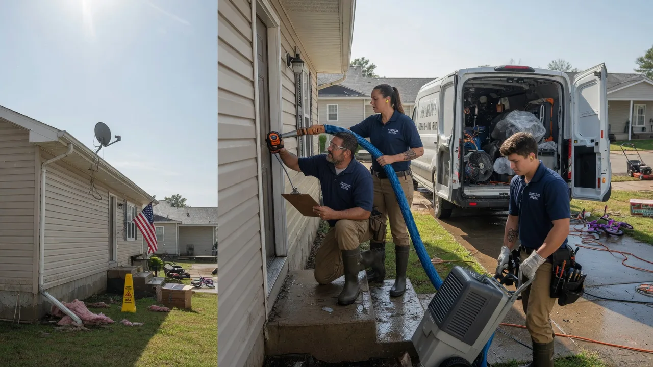 Ceiling Water Damage Restoration in Dawn, MO near me